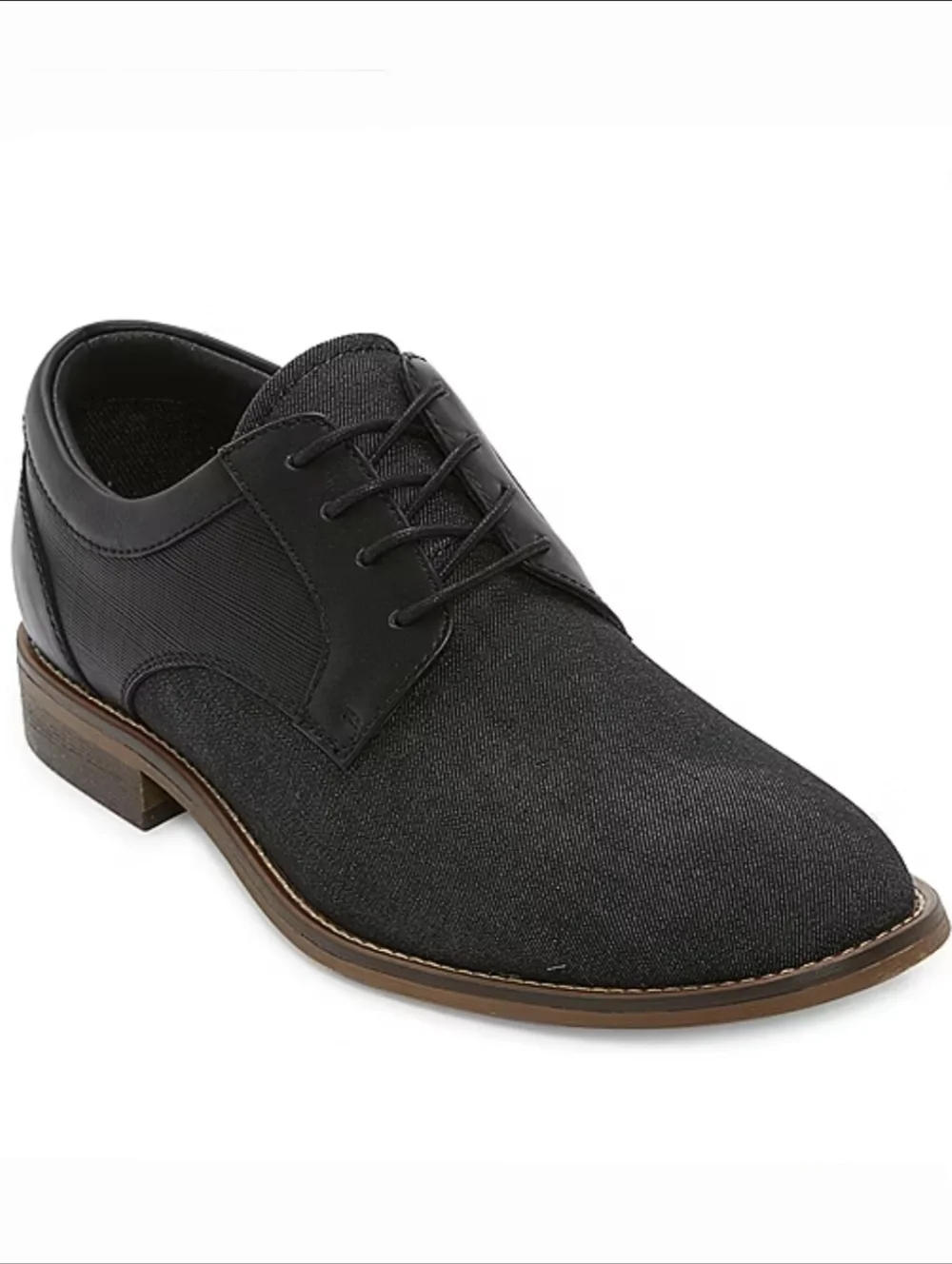 JF J. Ferrar Marcus Memory Foam Gray & Black Oxford Men’s Shoes 8M/ 41 EU Office